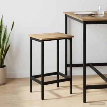 ARDEBO.de - Barhocker Artisan-Eiche 40 x 32 x 64 cm Holzwerkstoff