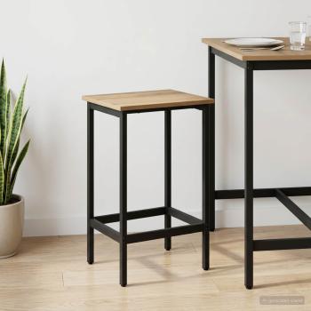 ARDEBO.de - Barhocker Artisan-Eiche 40 x 32 x 74 cm Holzwerkstoff