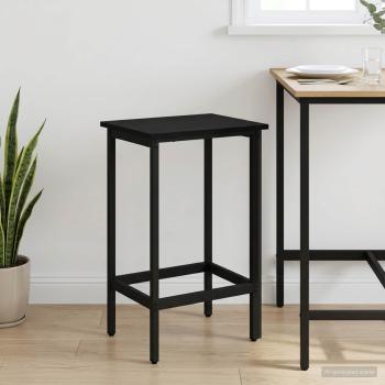 ARDEBO.de - Barhocker Schwarze Eiche 40 x 32 x 64 cm Holzwerkstoff
