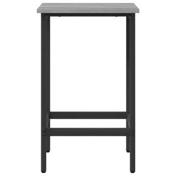 Barhocker 2 Stk. Sonoma-Grau 40 x 32 x 64 cm Holzwerkstoff