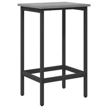 Barhocker Grau Sonoma 40 x 32 x 74 cm Holzwerkstoff
