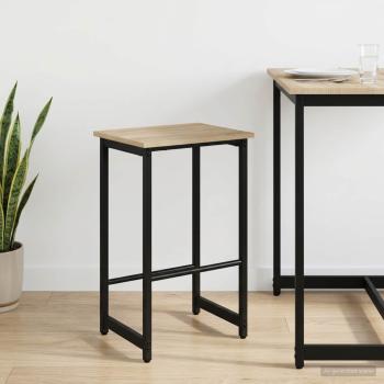 ARDEBO.de - Barhocker Sonoma-Eiche 40 x 32 x 74 cm Holzwerkstoff