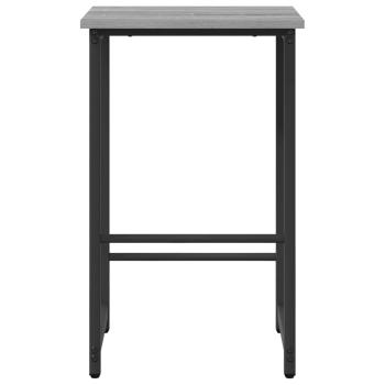 Barhocker 2 Stk. Sonoma-Grau 40 x 32 x 64 cm Holzwerkstoff
