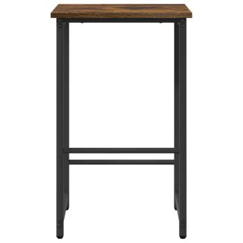 Barhocker 2 Stk. Raucheiche 40 x 32 x 64 cm Holzwerkstoff
