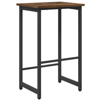 Barhocker Raucheiche 40 x 32 x 74 cm Holzwerkstoff