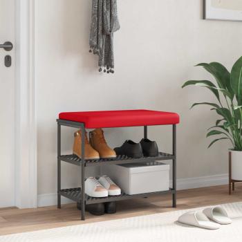 ARDEBO.de - Bankkissen Kunstleder Rot Tiefe 35 cm