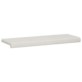 Bankkissen Plüschcord Creme Tiefe 35 cm