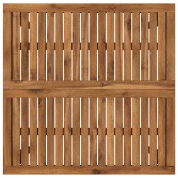 Gartenbar-Tisch Natürlich und Schwarz 80 x 80,5 x 105 cm