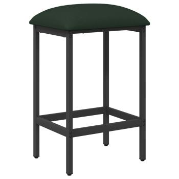 Barhocker Dunkelgrün 40 x 32 x 64 cm Holzwerkstoff