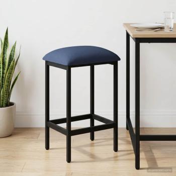 ARDEBO.de - Barhocker Blau 40 x 32 x 74 cm Holzwerkstoff