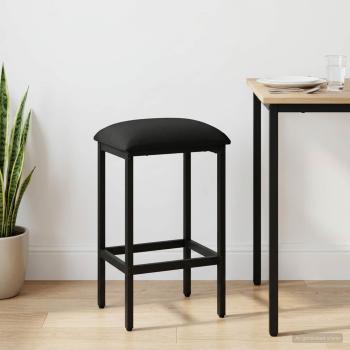 ARDEBO.de - Barhocker Schwarz 40 x 32 x 74 cm Holzwerkstoff