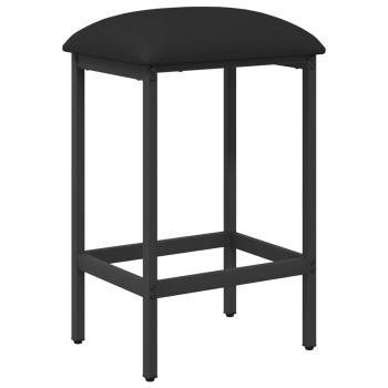 Barhocker Schwarz 40 x 32 x 74 cm Holzwerkstoff