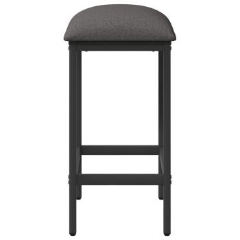 Barhocker Hellgrau 40 x 32 x 64 cm Holzwerkstoff