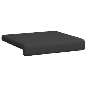 Bankkissen 2 stk. Sherpa-Stoff Dunkelgrau Tiefe 35 cm