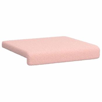 Bankkissen 4 stk. Sherpa-Stoff Rosa Tiefe 35 cm