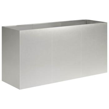 Garten-Pflanzgefäß Silber 120 x 40 x 60 cm Edelstahl