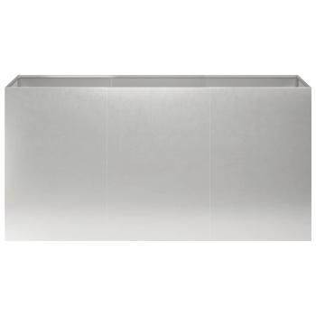 Garten-Pflanzgefäß Silber 120 x 40 x 60 cm Edelstahl