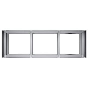 Garten-Pflanzgefäß Silber 120 x 40 x 60 cm Verzinkter Stahl