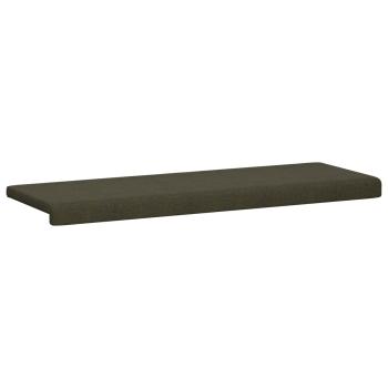 Bankkissen Kunstwildleder Olivegrün Tiefe 35 cm