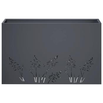 Garten-Pflanzgefäß Anthrazit 80 x 20 x 49 cm