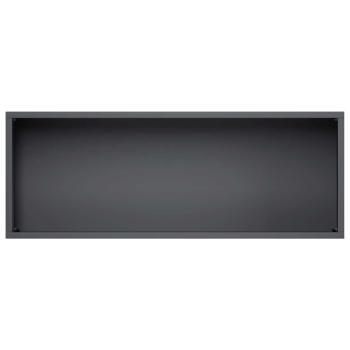 Garten-Pflanzgefäß Schwarz 80 x 30 x 49 cm Kaltgewalzter Stahl
