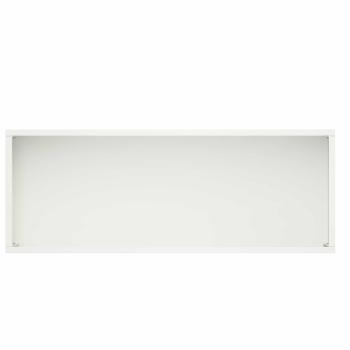 Garten-Pflanzgefäß Weiß 80 x 20 x 49 cm Kaltgewalzter Stahl