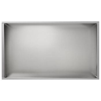 Garten-Pflanzgefäß Silber 50 x 30 x 49 cm Edelstahl