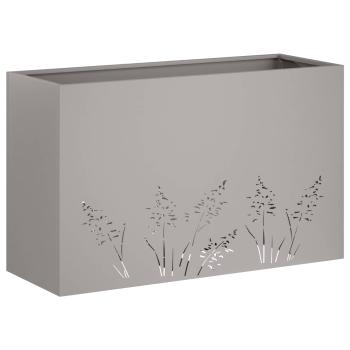 Garten-Pflanzgefäß Rostoptik 80 x 20 x 49 cm Wetterfeststahl