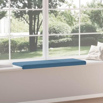 Bankkissen Cord Blau Tiefe 35 cm