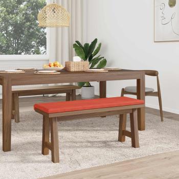 Bankkissen Cord Rot-Orange Tiefe 35 cm