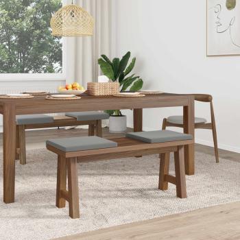 Bankkissen 4 stk. Strukturiertes Samt Dunkelgrau Tiefe 35 cm