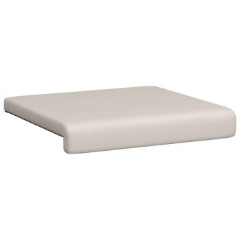 Bankkissen 4 stk. Strukturiertes Samt Hafer Tiefe 35 cm