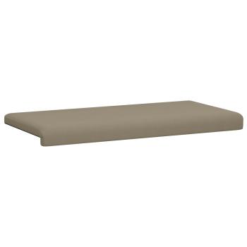 Bankkissen Strukturiertes Samt Khaki Tiefe 35 cm