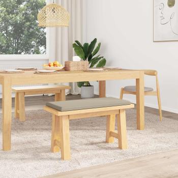 Bankkissen Strukturiertes Samt Sand Tiefe 35 cm