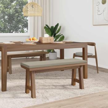 Bankkissen Strukturiertes Samt Sand Tiefe 35 cm