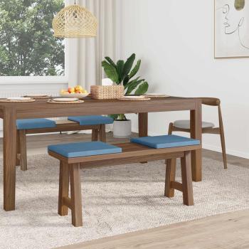 Bankkissen 4 stk. Cord Blau Tiefe 35 cm