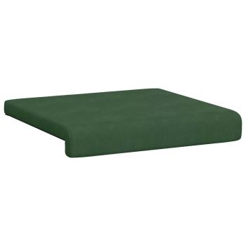 Bankkissen 4 stk. Cord Dunkelgrün Tiefe 35 cm