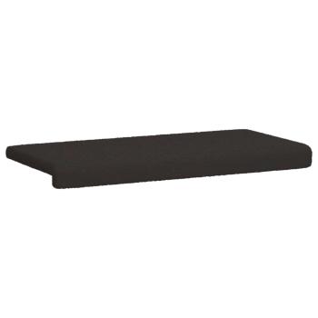 Bankkissen Sherpa-Stoff Schwarz Tiefe 35 cm