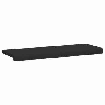 Bankkissen Sherpa-Stoff Schwarz Tiefe 35 cm
