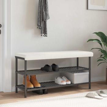 ARDEBO.de - Bankkissen Sherpa-Stoff Creme Tiefe 35 cm