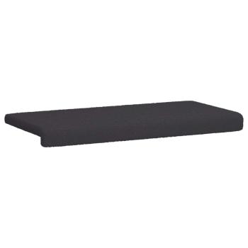 Bankkissen Sherpa-Stoff Dunkelgrau Tiefe 35 cm