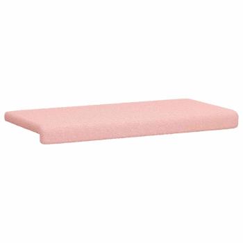 Bankkissen Sherpa-Stoff Rosa Tiefe 35 cm
