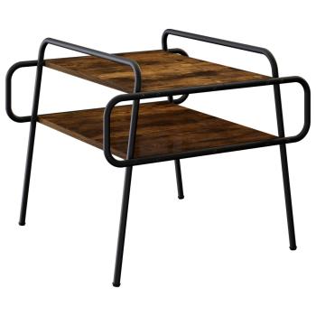 Couchtisch Geräucherte Eiche 50 x 50 x 51 cm Holzwerkstoff