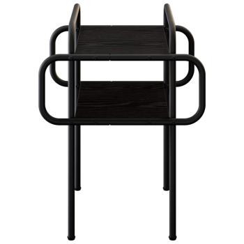 Couchtisch Schwarze Eiche 40 x 40 x 51 cm Holzwerkstoff