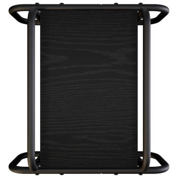 Couchtisch Schwarze Eiche 40 x 40 x 51 cm Holzwerkstoff