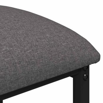 Barhocker 2 Stk. Hellgrau 40 x 32 x 64 cm Holzwerkstoff