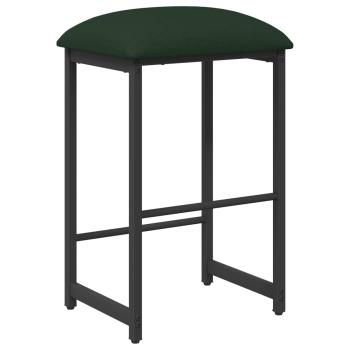 Barhocker Dunkelgrün 40 x 32 x 74 cm Holzwerkstoff