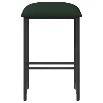 Barhocker Dunkelgrün 40 x 32 x 74 cm Holzwerkstoff