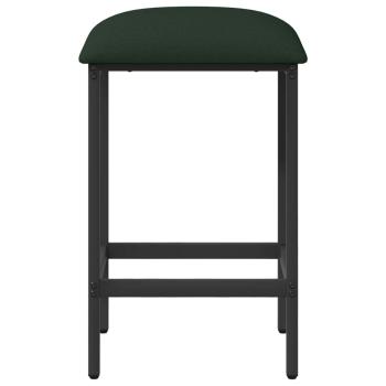 Barhocker 2 Stk. Dunkelgrün 40 x 32 x 64 cm Holzwerkstoff