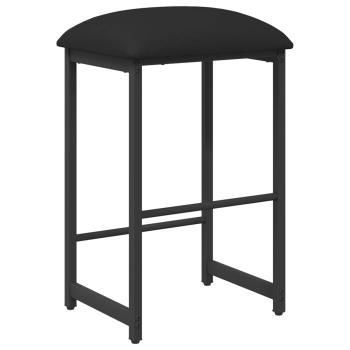 Barhocker Schwarz 40 x 32 x 74 cm Holzwerkstoff